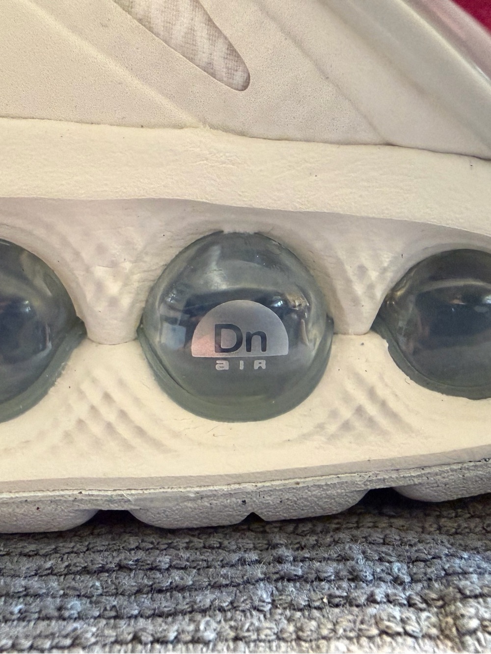 Nike Air Max Dn Triple White Women’s Running Shoes Size 8 No Box - Picture 4 of 10